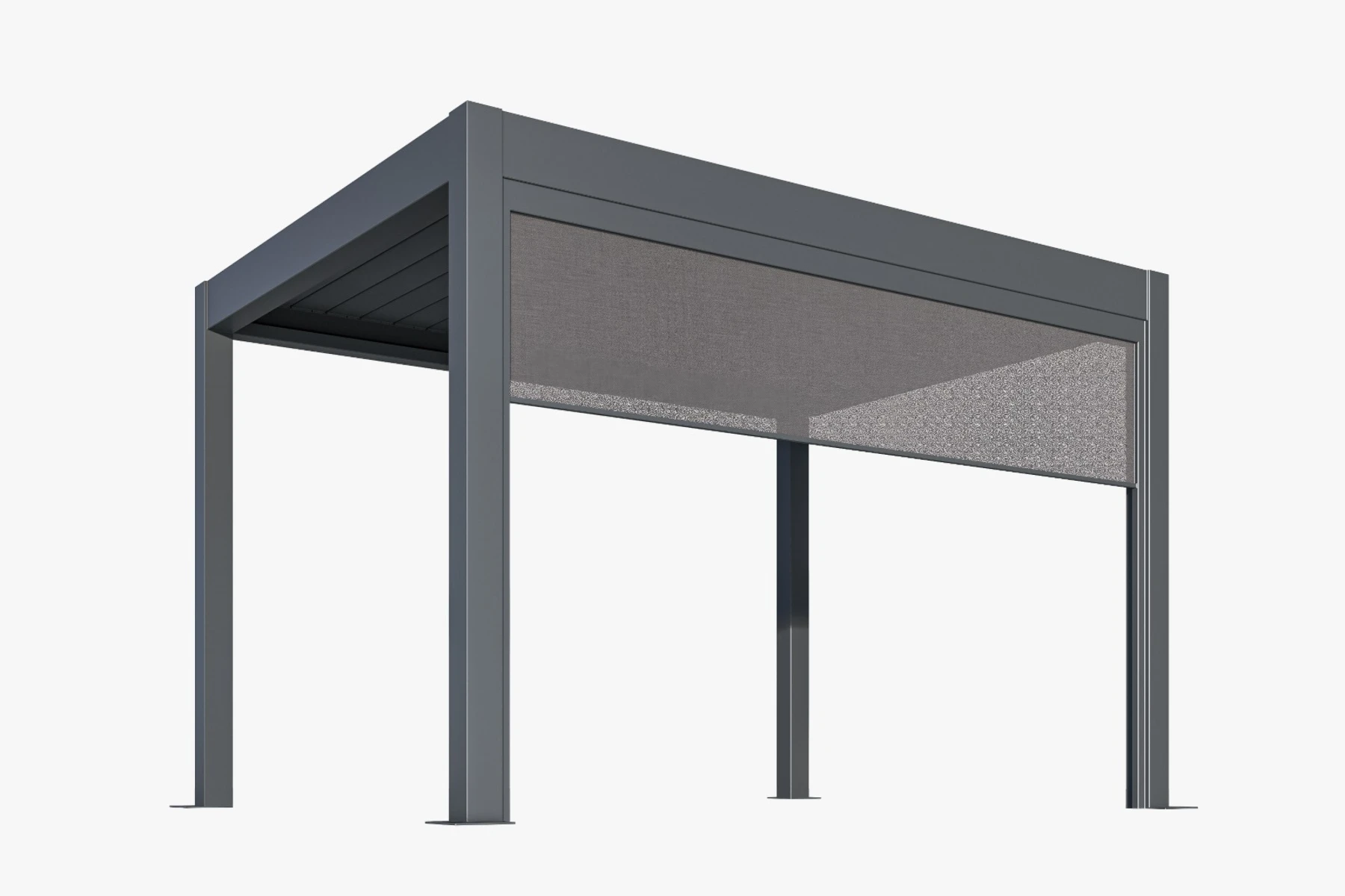Pergola Detailansicht mit Zip-Screen