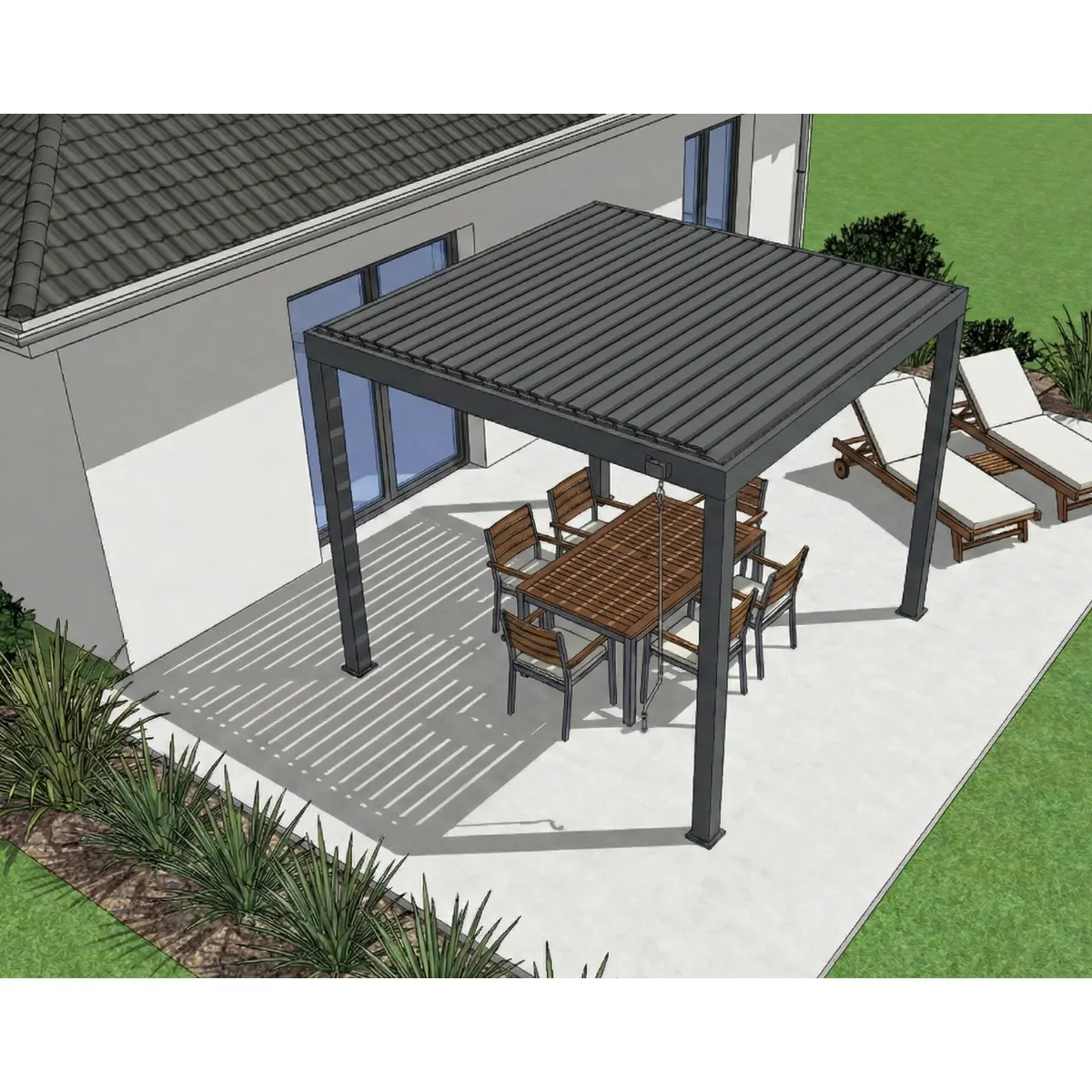 Pergola Pure 3x3m